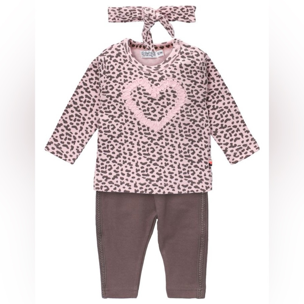 Baby girls 6 months top, pants and hair band set